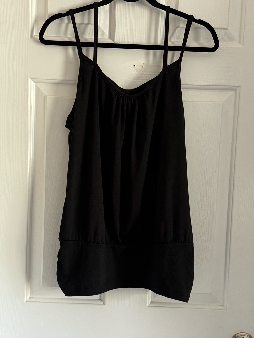 Women's Black Double-Strap Cami Tank - Sleek Everyday Layering